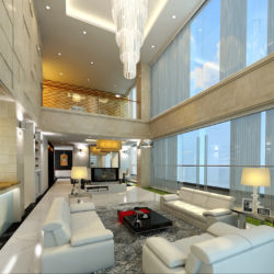 detail luxury penthouse 3d model max 159089