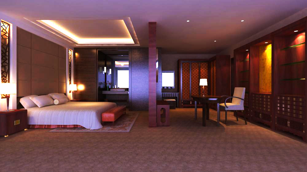 guest room 013 3d model max 140365