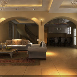 living room 024 3d model max 136634