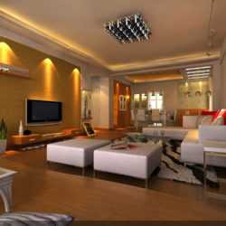 living room 025 3d model max 136636