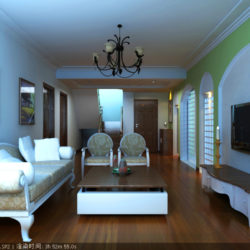 living room 028 3d model max 136643