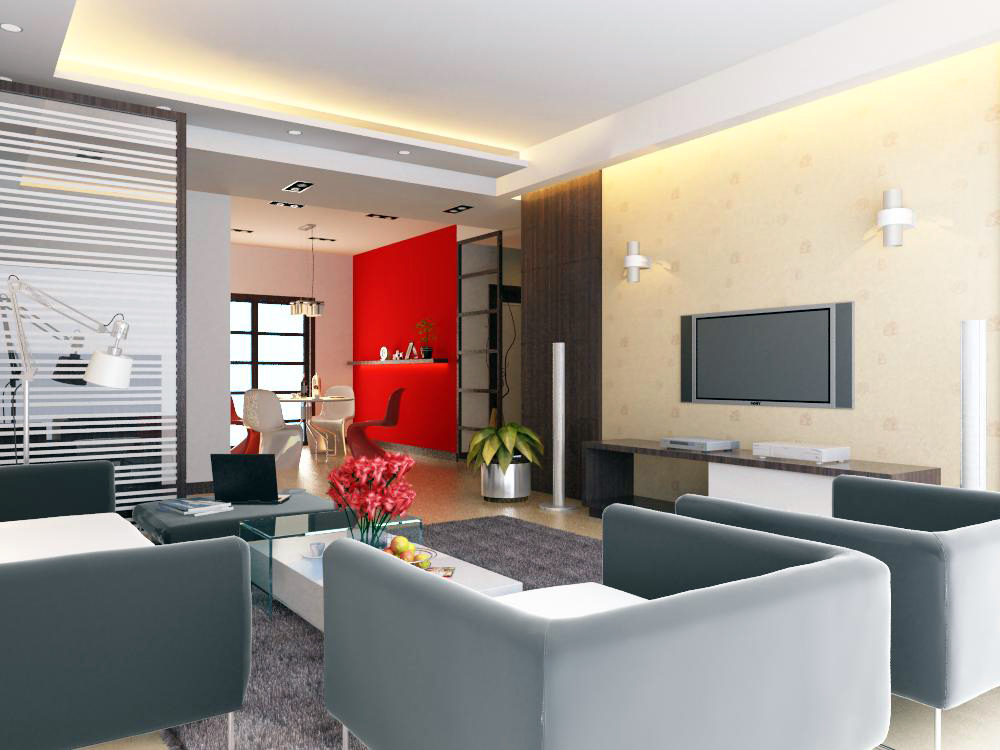 living room 1010 3d model max 121467