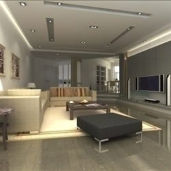 living room 26 3d model max 94625