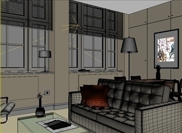 living room 27 3d model max 98558