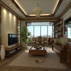 living room 38 3d model max 98597