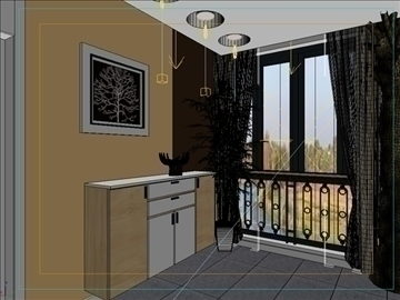 living room 51 3d model max 98631