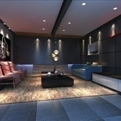 living room 83 3d model max 104983