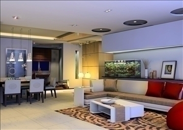 living room008 3d model 3ds max 83567