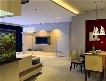 living room008 3d model 3ds max 83568