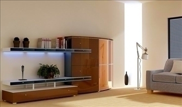 living room020 3d model 3ds max 83851