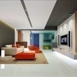 living room029 3d model max 83760