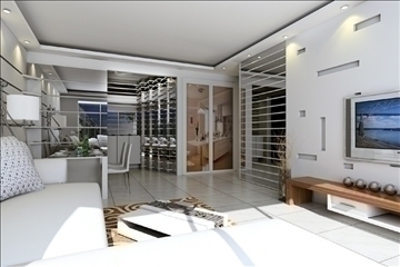 living room041 3d model 3ds max 83736