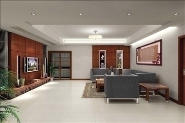 living room077 3d model 3ds max 83908