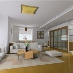 living room089 3d model max 83954
