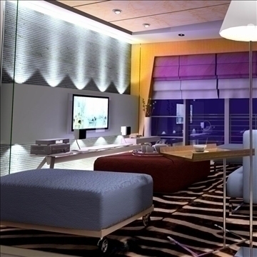 living room110 3d model 3ds max 84018