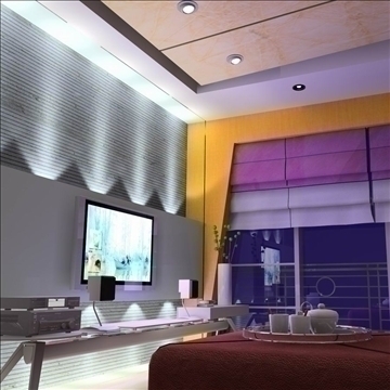 living room110 3d model 3ds max 84020