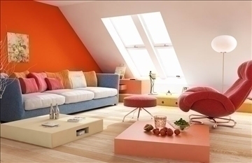 living room115 3d model 3ds max 84031