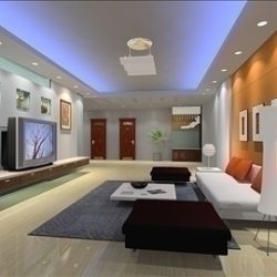 living room116 3d model 3ds max 84036
