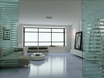 living room117 3d model 3ds max 84038