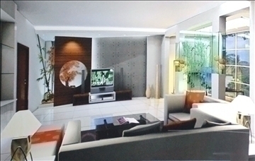 living room136 3d model 3ds max 84225