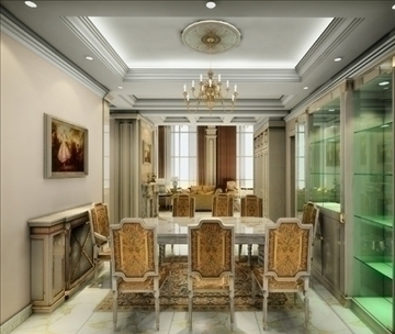 living room149 3d model 3ds max 84257