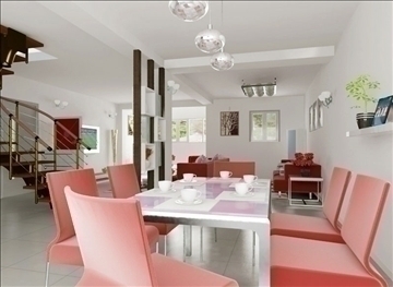 living room158 3d model 3ds max 84275