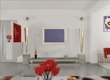living room158 3d model 3ds max 84279