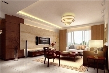 living room167 3d model max 84301