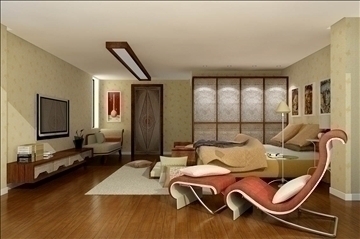 living room170 3d model 3ds max 84309