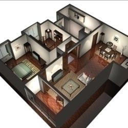 living room175 3d model 3ds max 84318