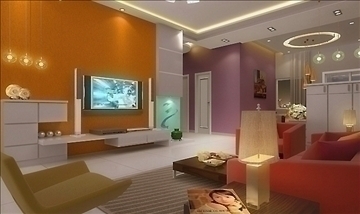 living room178 3d model 3ds max 84325