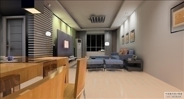 living room194 3d model 3ds max 93336