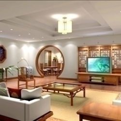 living room198 3d model 3ds max 93344