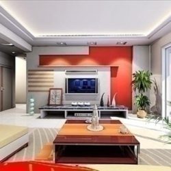 living room235 3d model 3ds max 93430