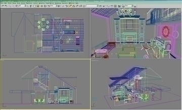 living room263 3d model max 93501