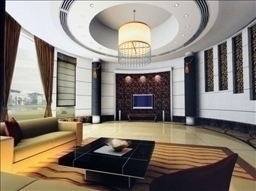living room280 3d model max 93534