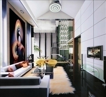 living room282 3d model max 93538