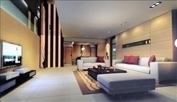 living room288 3d model max 93550