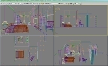 living room333 3d model 3ds max 93655