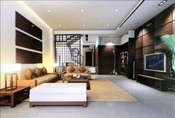 living room337 3d model 3ds max 93662