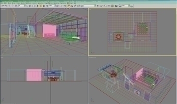 living room370 3d model 3ds max 93691
