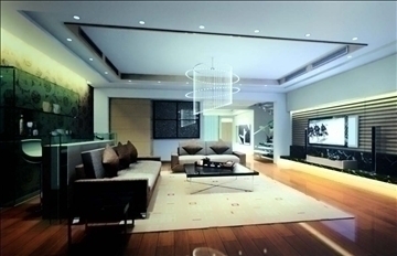 living room420 3d model 3ds max 93790