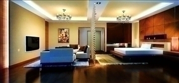 living room448 3d model max 93886