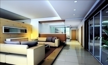 living room463 3d model max 93896