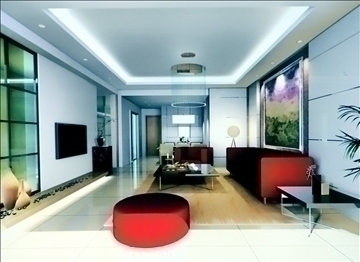 living room464 3d model max 93898