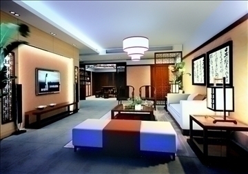 living room466 3d model max 93902