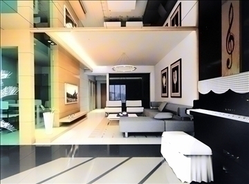 living room468 3d model max 93905