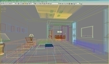 living room488 3d model max 93934