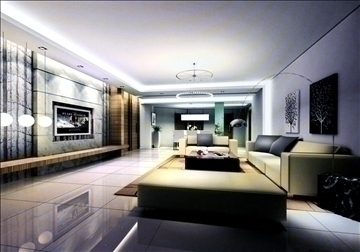 living room495 3d model max 93963