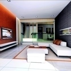living room496 3d model max 93965